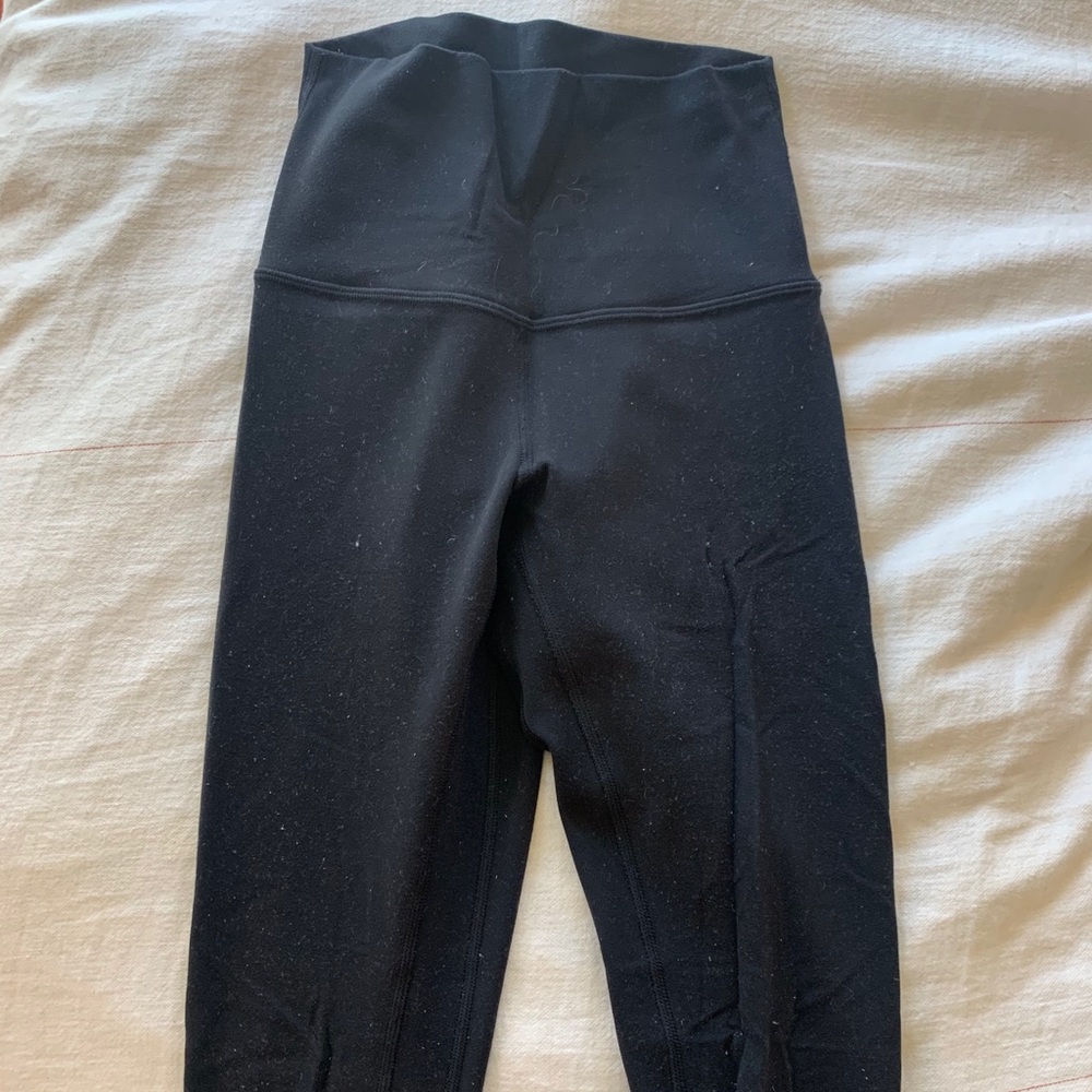 Black lululemon align pants